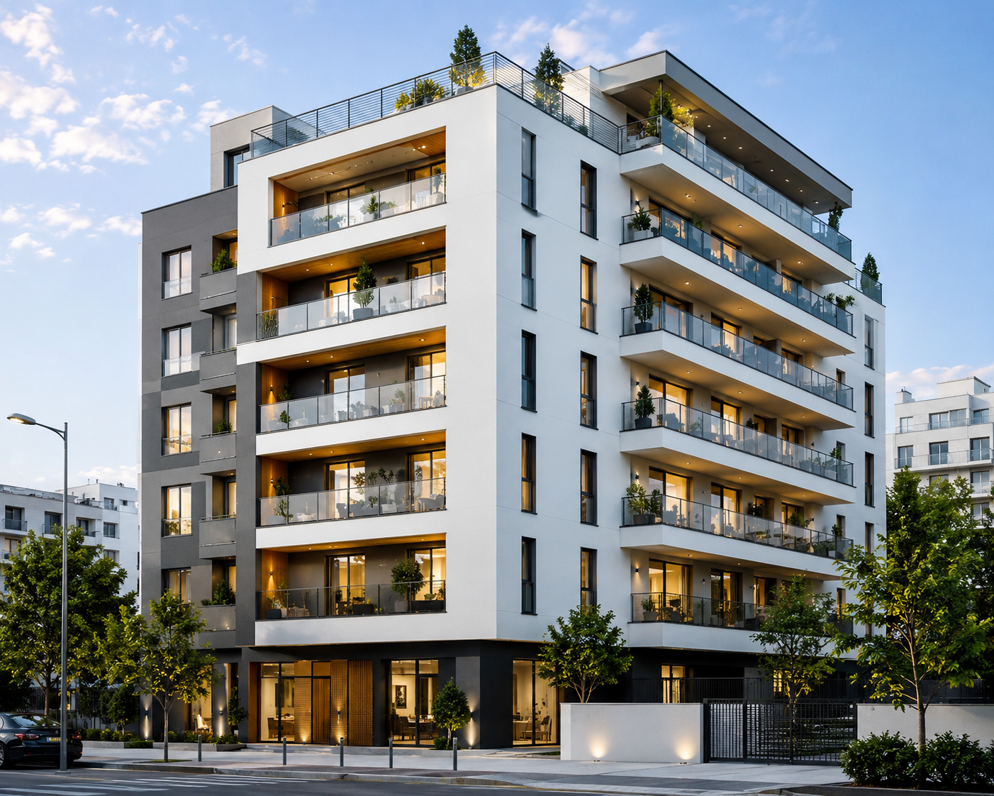 Immeuble résidentiel construction Var