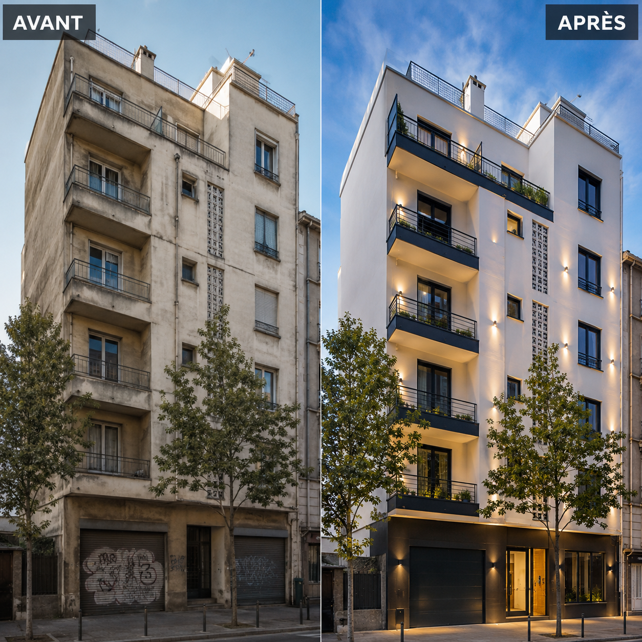 Rénovation appartement immeuble