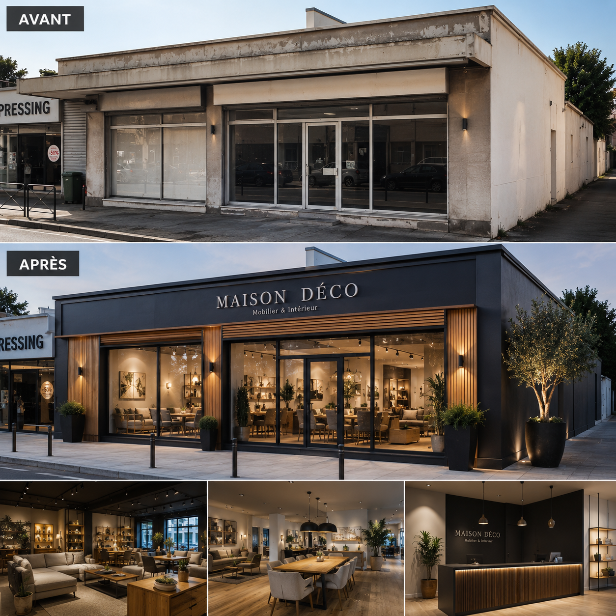Rénovation local commercial