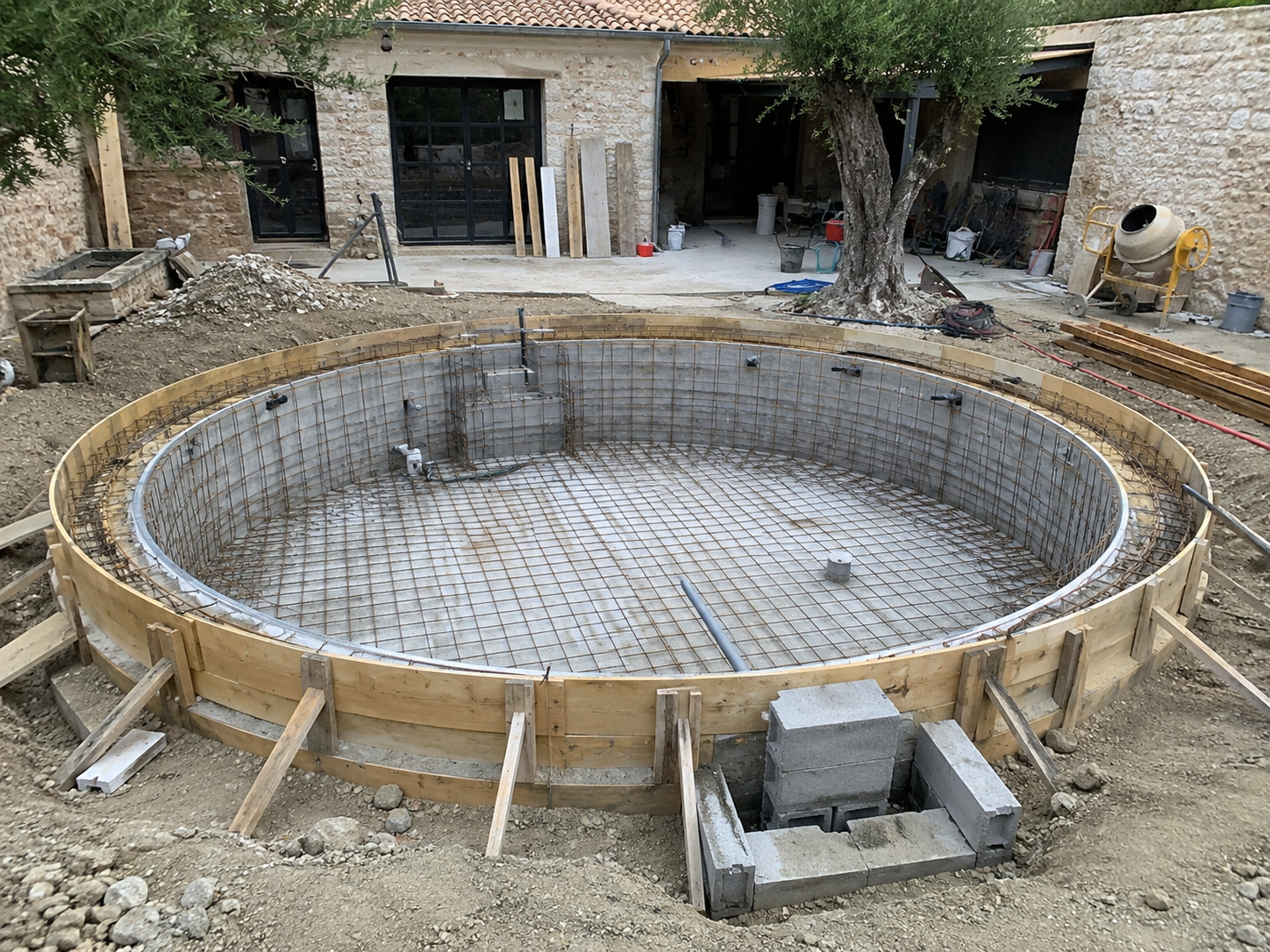 Construction piscine