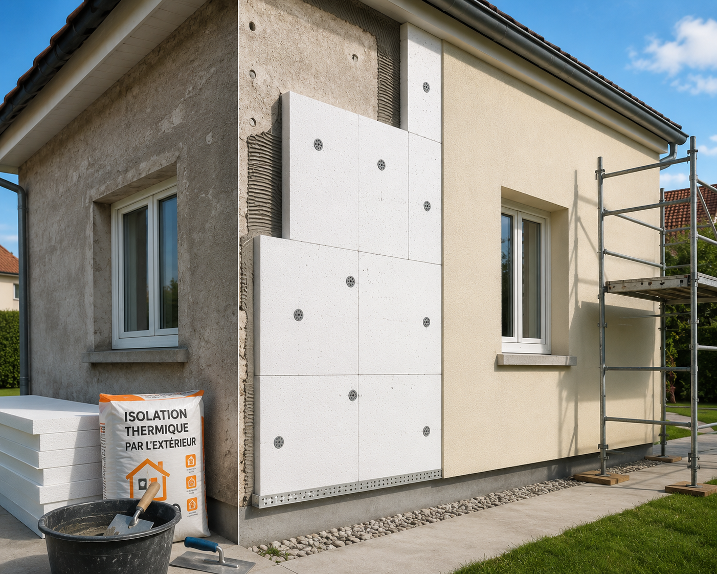 Isolation thermique extérieure ITE Var