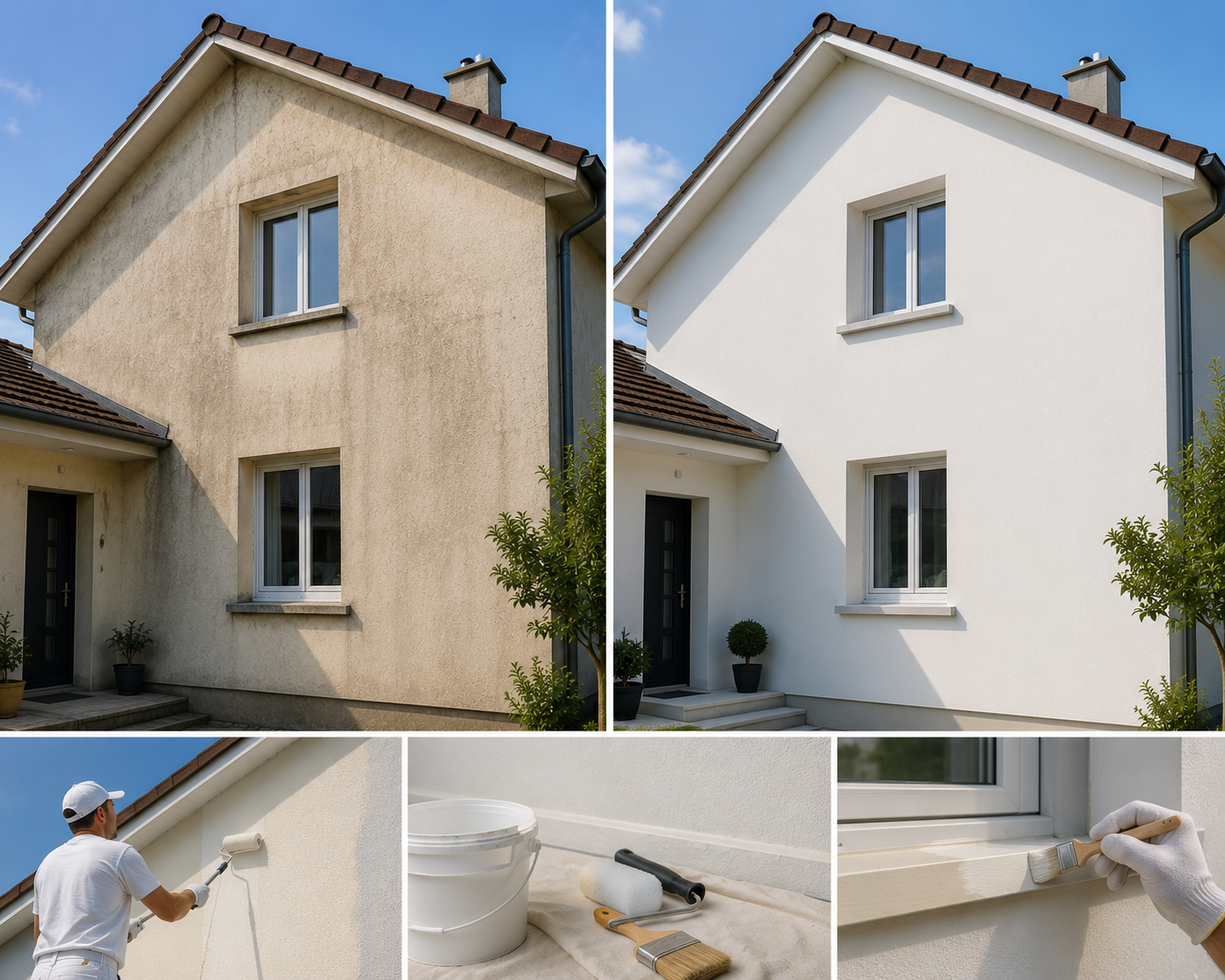 Peinture extérieure ravalement Var