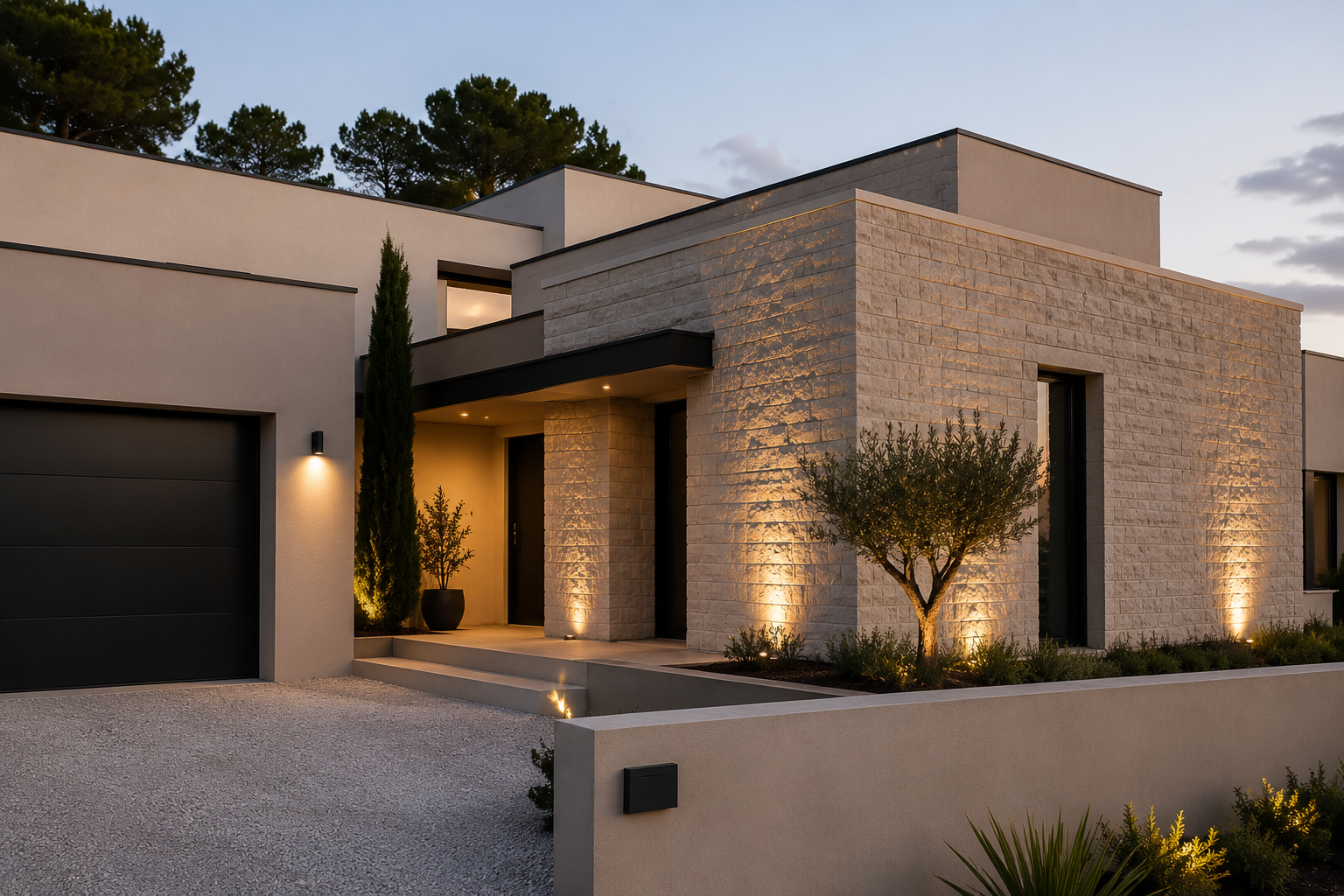 Chantier maçonnerie générale Villa Mediterra Var