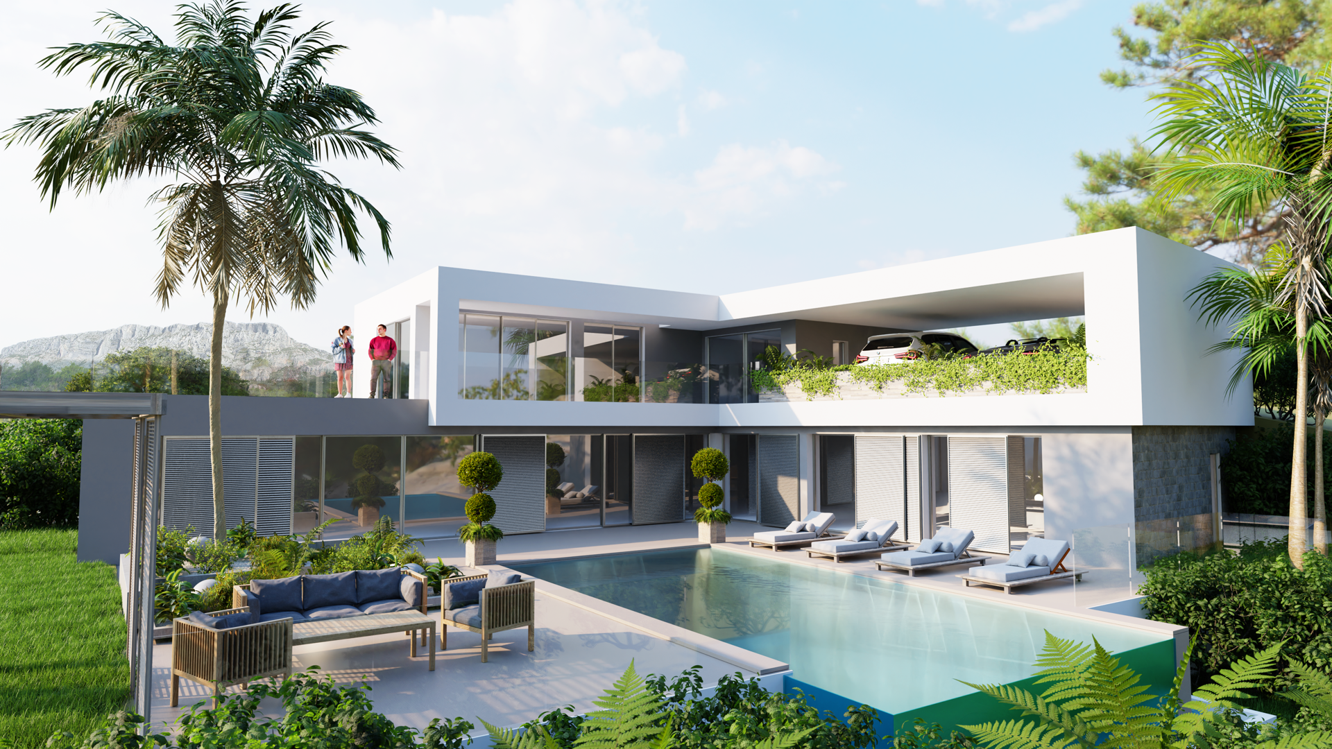 Villa contemporaine construction neuve Var