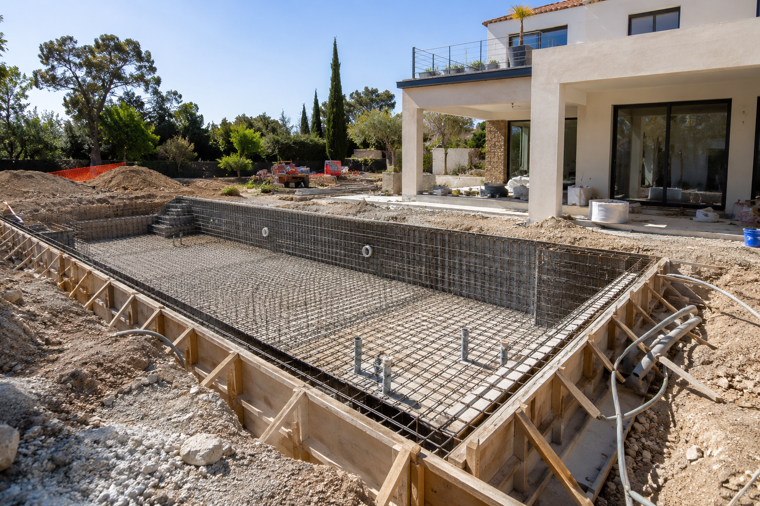 Piscine à débordement Villa Mediterra Var