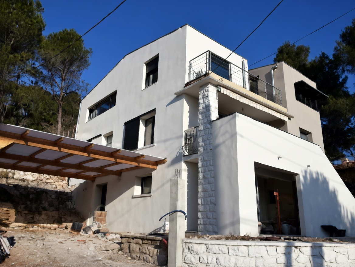 Rénovation extérieure aménagement paysager Valbonne — Villa Mediterra