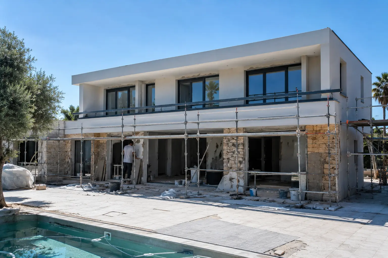Façade ravalement rénovation extérieure Var